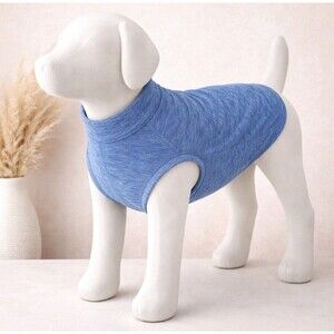 YOULY PET BASE LAYER HEATHER BLUE SIZE XL (14-18") New with Tags